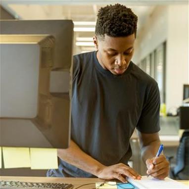 real Estate Awards Program student studying