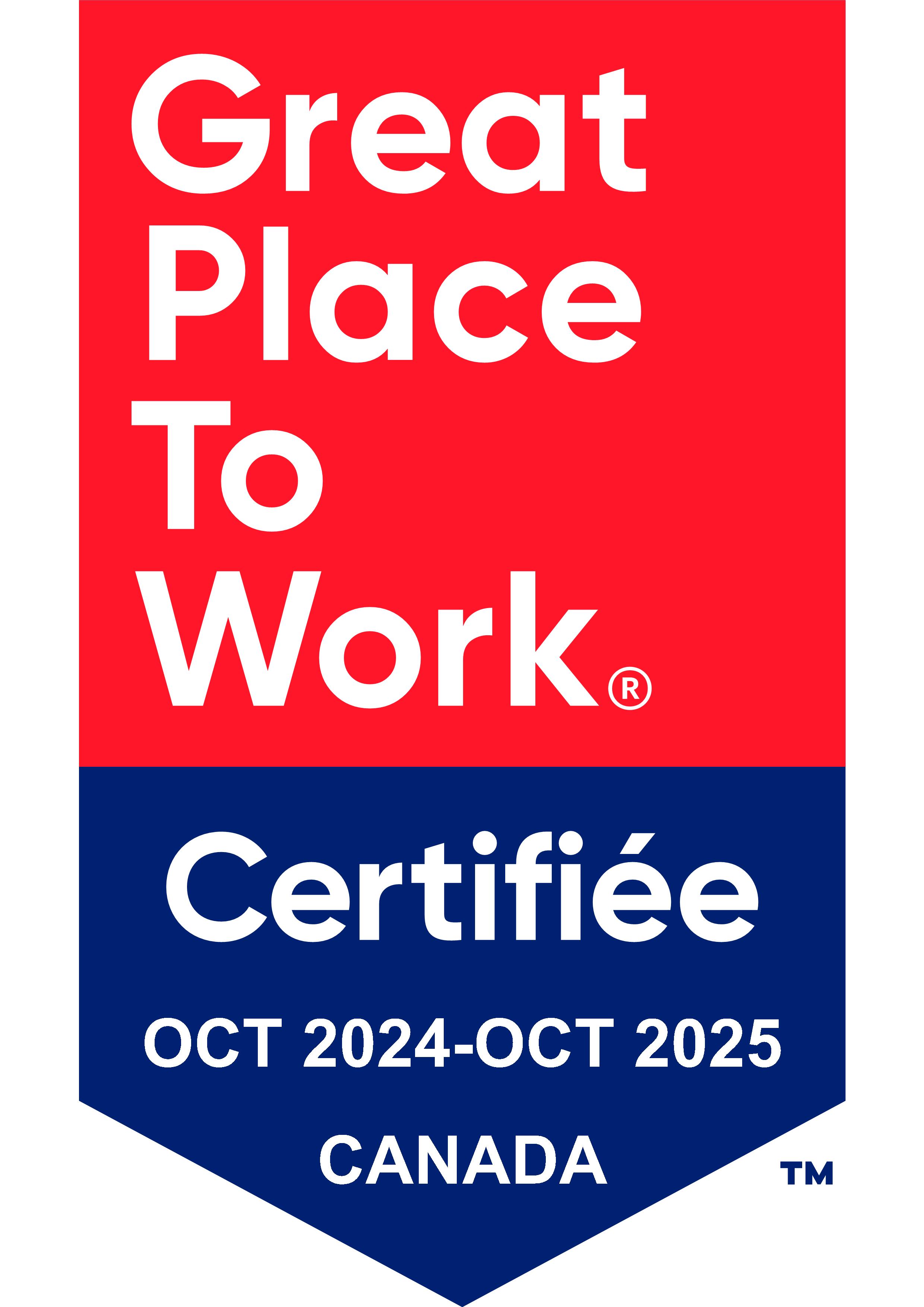 GPTW Certified 2024-2025 Logo