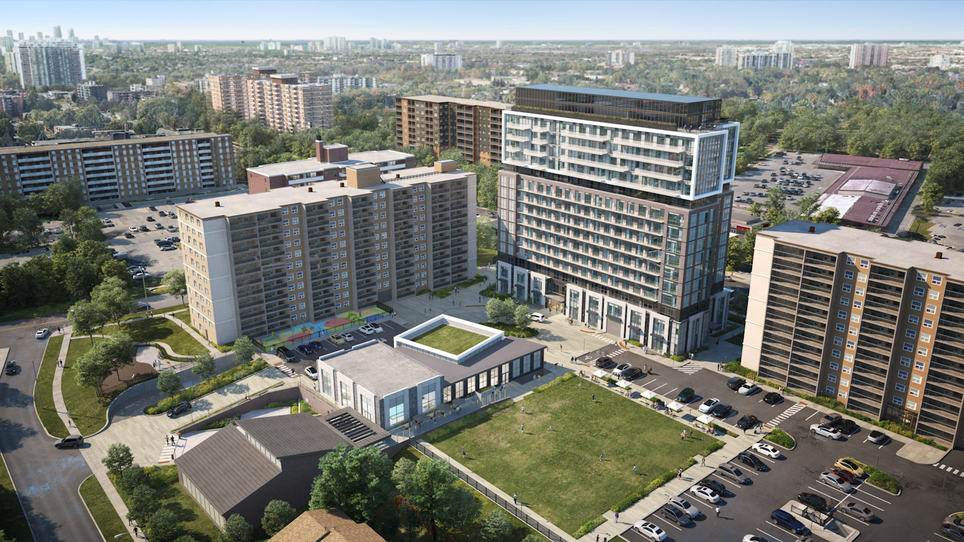 75 Broadway Avenue - Exterior Rendering 75 Broadway Avenue - Exterior Rendering