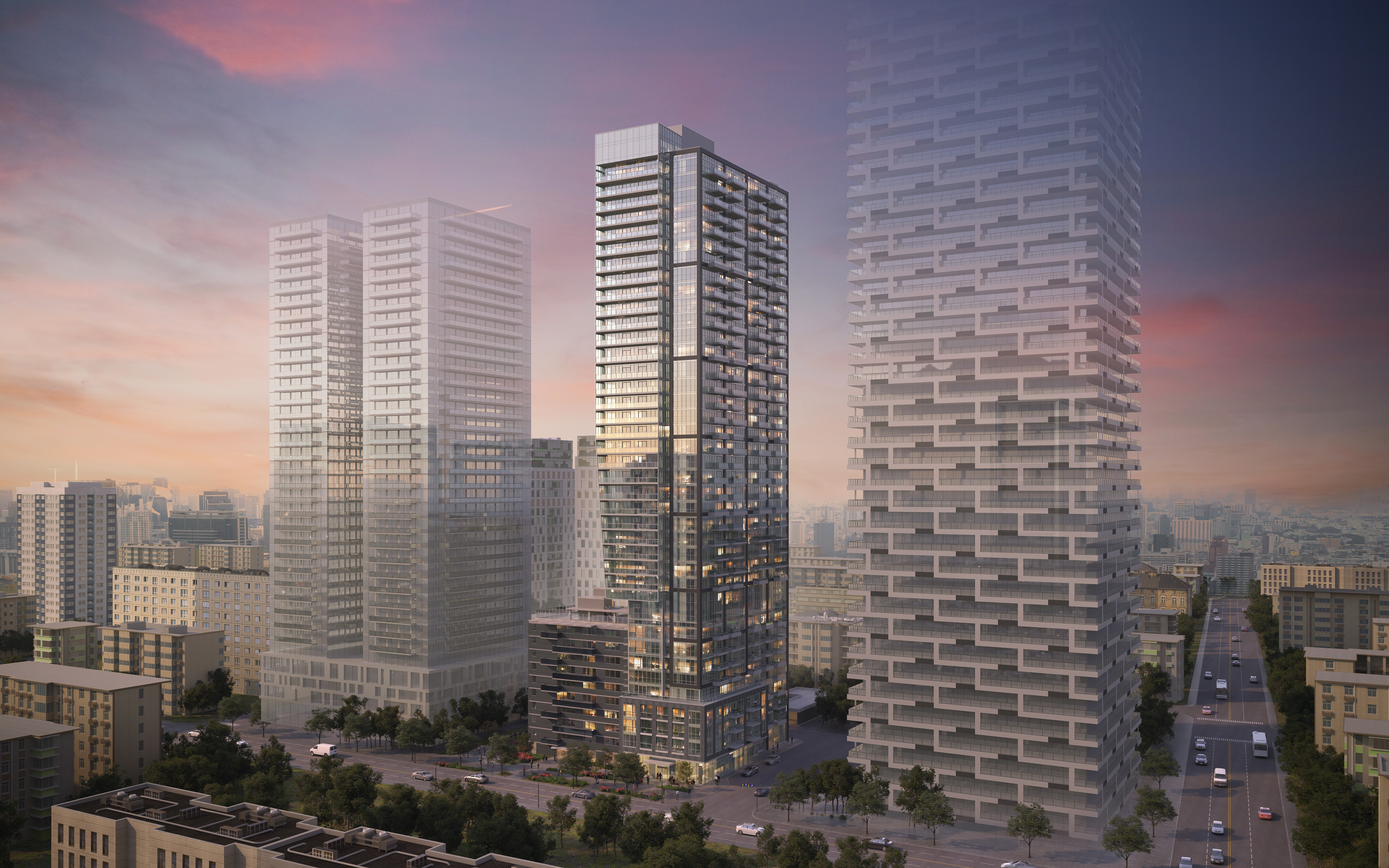 Ariel Final Rendering of multi-residential building