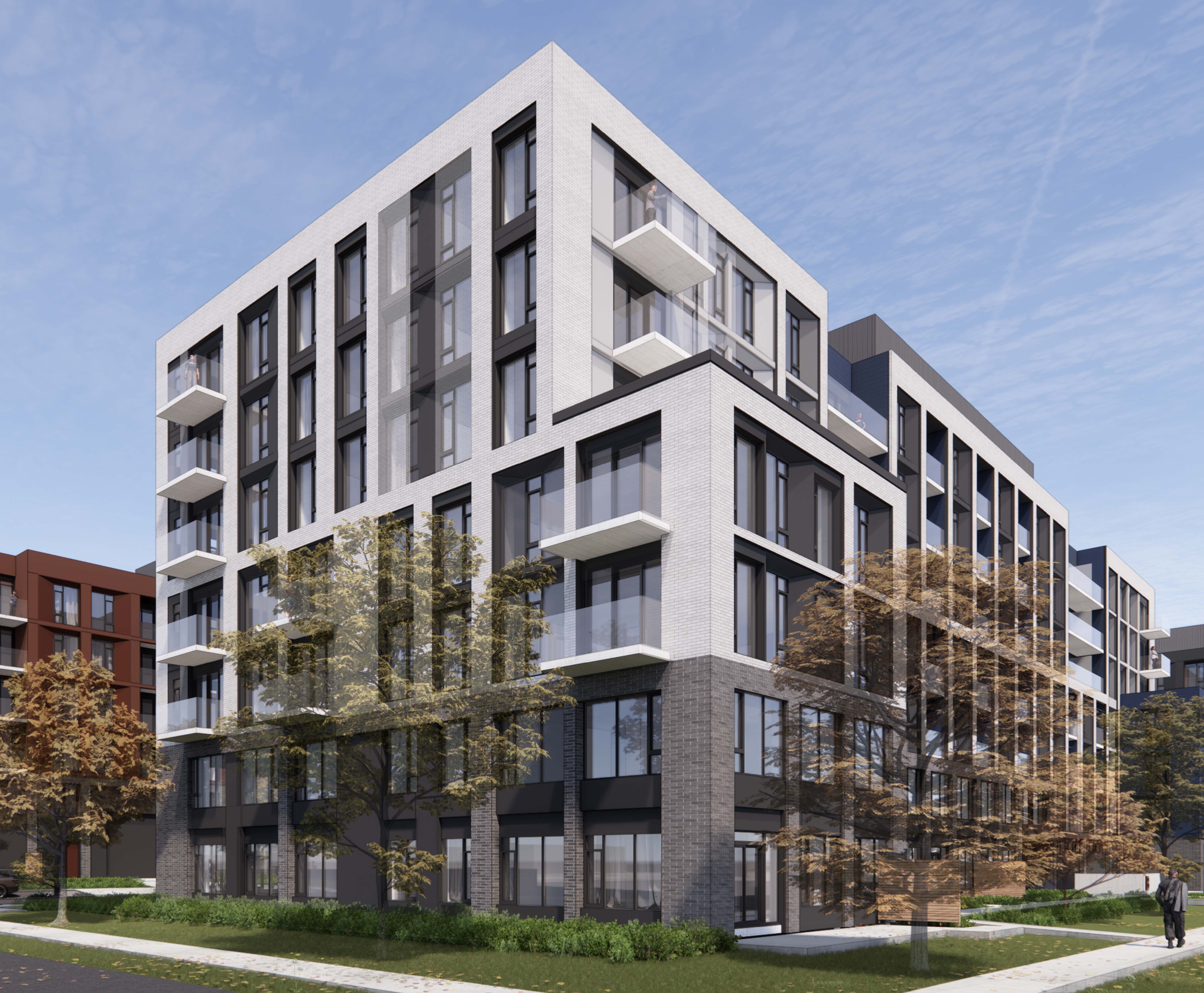 Rendering of multi-residential building